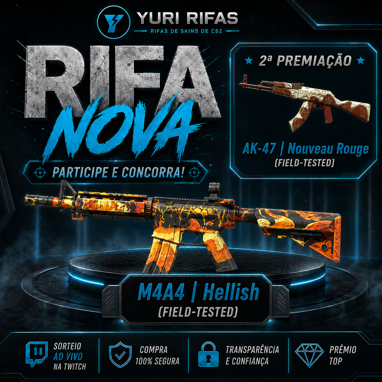 M4A4 | Hellish (Field-Tested)